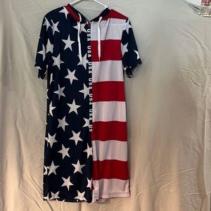 Four of July male romper